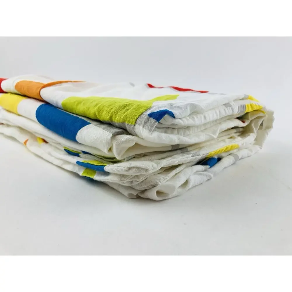 IKEA Vitaminer Vimpel Duvet Cover Colorful Pennant Flags Sheet Bangladesh 1999 S